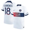 Oficiální Fotbalový Dres Paris Saint-Germain R.Sanches 18 Hostující 2023-24 pro Muži